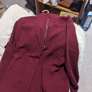 Red blazer justfab xxl
